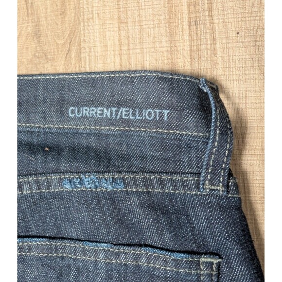 Current Elliot The Stiletto Blue Jeans Size 28 Distressed Dark Wash Stretch - Picture 3 of 10